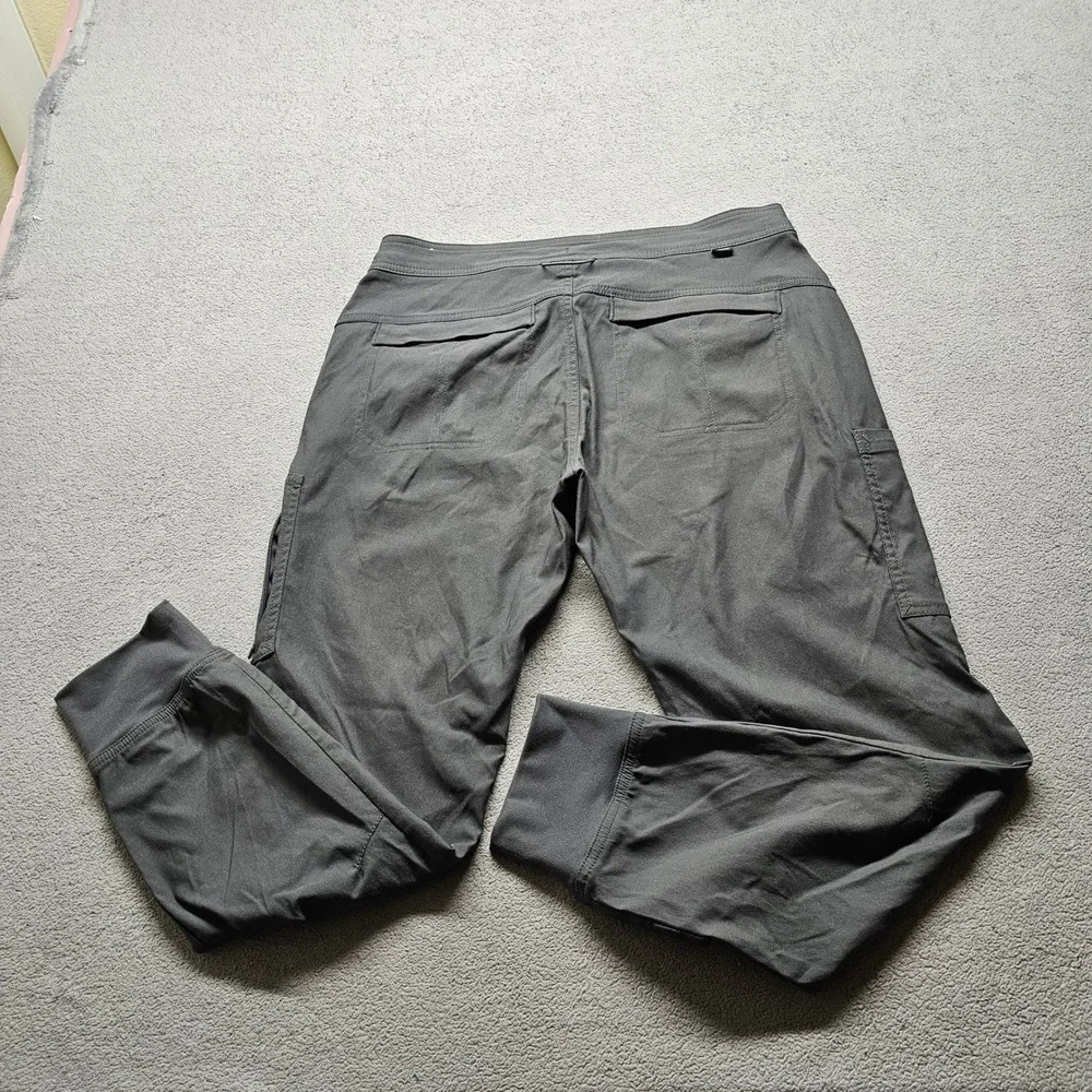 prAna Halle Jogger II Pants Womens 8 Charcoal Grey Hiking Outdoor 1971051